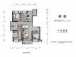 卓越樾山府1期4室2厅2卫123.00平户型
