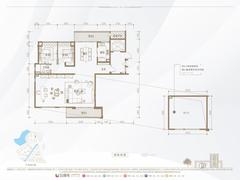 保利和光屿湖小区3期4室2厅3卫171.00平户型