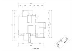 美地西庭1期4室2厅2卫88.00平户型