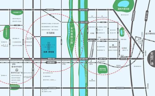经典西悦城三期小区区位图