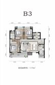 奥山府1期3室2厅2卫118.00平户型