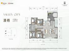 上璟润府1期4室2厅2卫128.00平户型