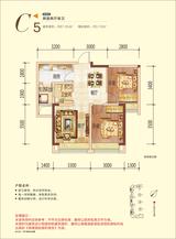 欧郡（温江） 2室2厅1卫 67.05平米