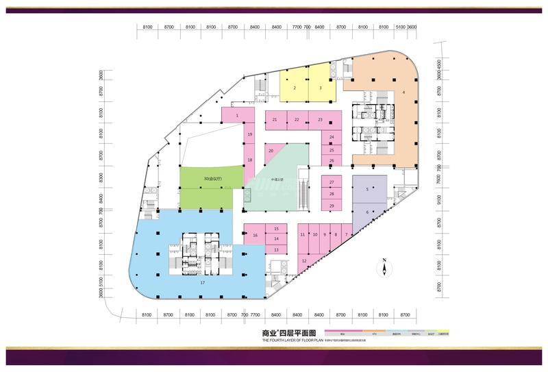 商业4层平面图