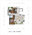 禹通 宝誉府3室2厅2卫119.88平户型