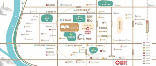 望庭学苑1期区位图