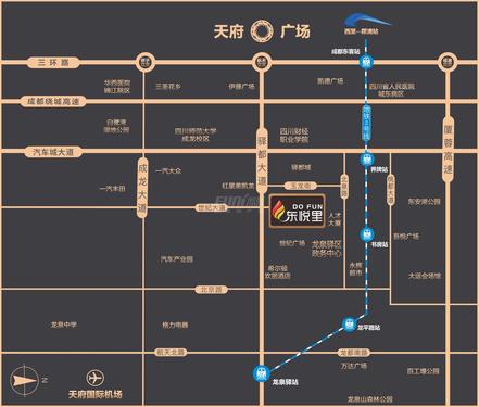 东悦里1期区位图