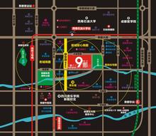 九街广场区位图