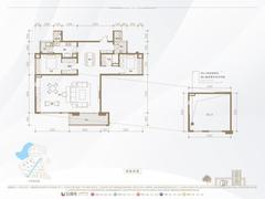保利和光屿湖小区3期4室2厅3卫153.00平户型