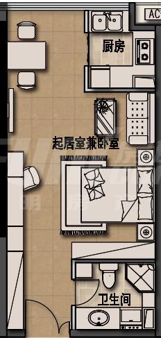 首信红星广场49.49平户型
