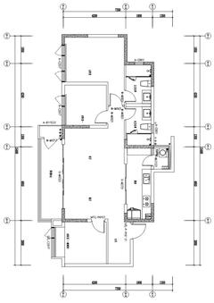 翰文府1期3室2厅2卫109.00平户型