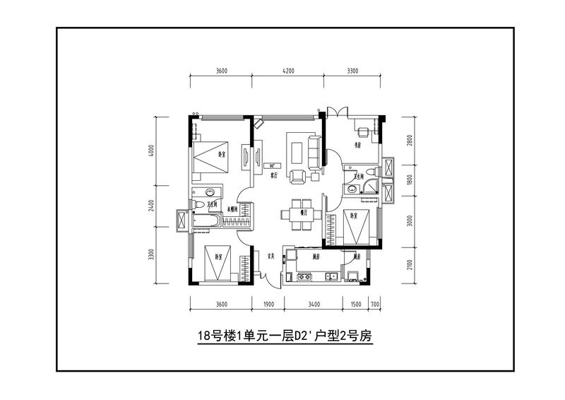 D2’(18号楼1-2号房,1楼）