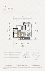 丽雅锦棠府1期 3室2厅2卫 99.82平米