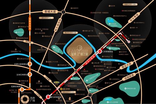 金领广揽上居区位图
