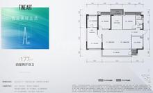 招商时代花苑（招商时代公园2期）4室2厅2卫177.00平户型