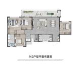 龙湖光年名邸1期 4室2厅2卫 142.00平米
