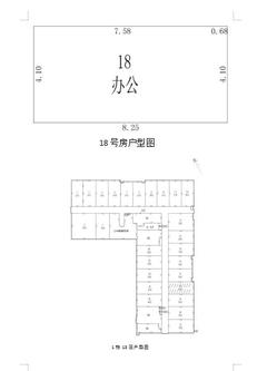 京蓉时代杉众广场1期50.74平户型