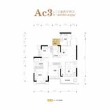 恒大林溪郡 3室3厅2卫 112.00平米