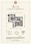 茂业豪园1期3室2厅2卫107.00平户型