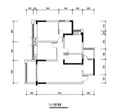 王府花园三期3室2厅2卫113.19平户型
