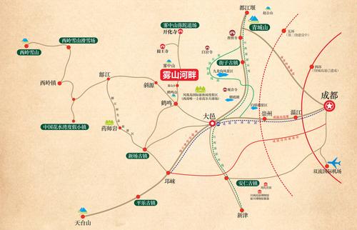 雾山河畔1期区位图