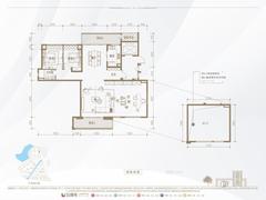 保利和光屿湖小区3期4室2厅3卫171.00平户型