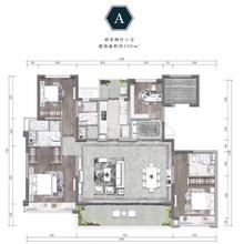 观澜祥云小区1期4室2厅3卫155.43平户型