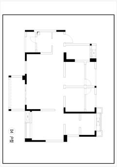 星星南河郡3室2厅2卫112.90平户型