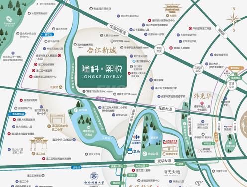 熙悦花园1期区位图
