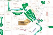 漫里广场(西南丝绸展示展销中心)区位图