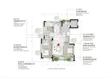 高新锦曜小区1期3室3厅2卫98.00平户型