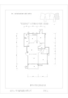 星岛国际3期3室2厅2卫99.90平户型