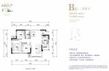 滨江两岸1期 3室2厅1卫 80.00平米