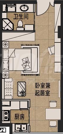 首信红星广场48.94平户型