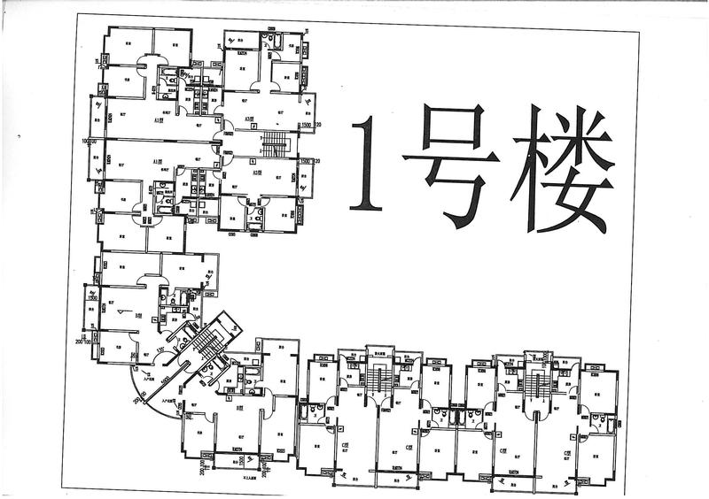 1号楼二层双号A1