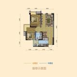东湖郡 2室2厅1卫 66.45平米