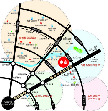 白鹤一号1期区位图