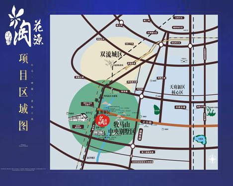 优博 淘·花源1期区位图