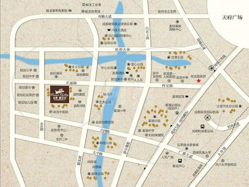 金座威尼谷区位图