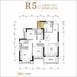 恒大林溪郡 3室2厅2卫 117.00平米