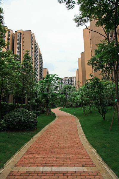 雍华府慢跑道实景