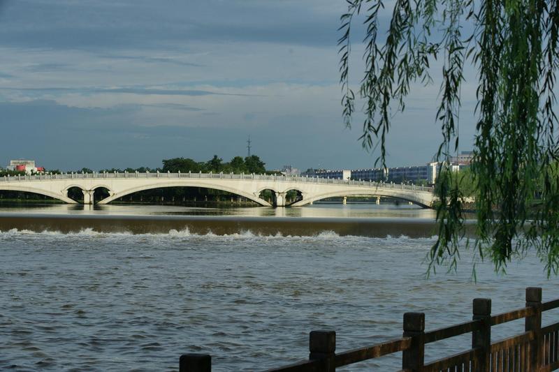 生态水城实景图