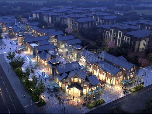 蓝光青城河谷国际度假区效果图