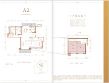 保利大国璟花园1期2室2厅1卫189.00平户型