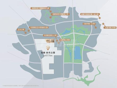 招商时代花苑（招商时代公园2期）区位图