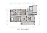 锦湖岸小区1期 4室2厅2卫 143.00平米