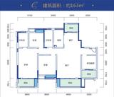 北斗七星城 4室2厅2卫 163.00平米