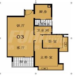 御天下2室2厅1卫88.00平户型