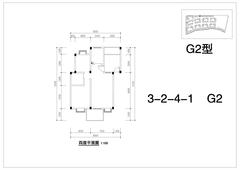 堤亚纳河谷2室2厅1卫84.97平户型