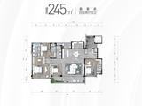 中交凤栖悦府1期 4室2厅4卫 245.00平米